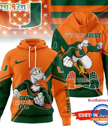 Miami Hurricanes 2025 Ncaa Duo Color Personalized Hoodie