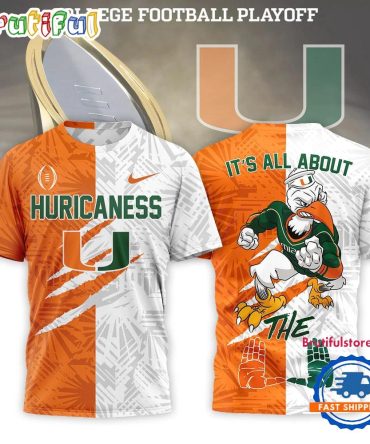 Miami Hurricanes 2026 Playoff National Championship Split Color Special New T Shirt