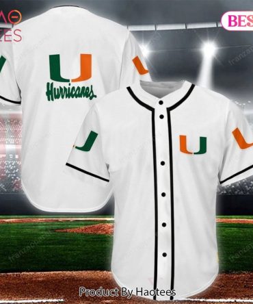 Stylish Miami Hurricanes Baseball Jersey - Unisex Sports Fan Apparel