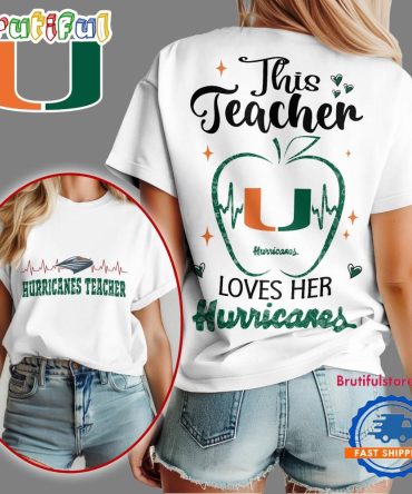 Miami Hurricanes Teacher Appreciation Month Vintage T Shirt