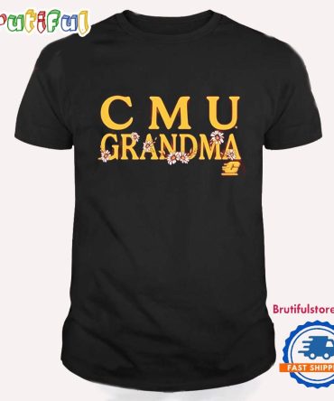 Michigan Chippewas Floral Grandma T Shirt