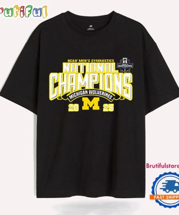 Michigan Wolverines 2025 Gymnastics National Champions T Shirt