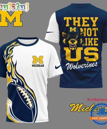 Michigan Wolverines 2025 Ncaa They Not Like Us Unisex 3D Shirt