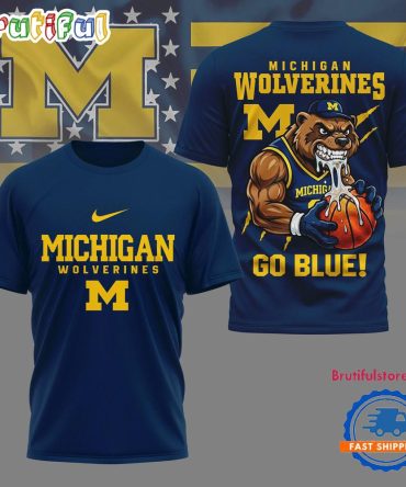 Michigan Wolverines 2026 Ncaa Gameday Basketball Special New 3D Shirt