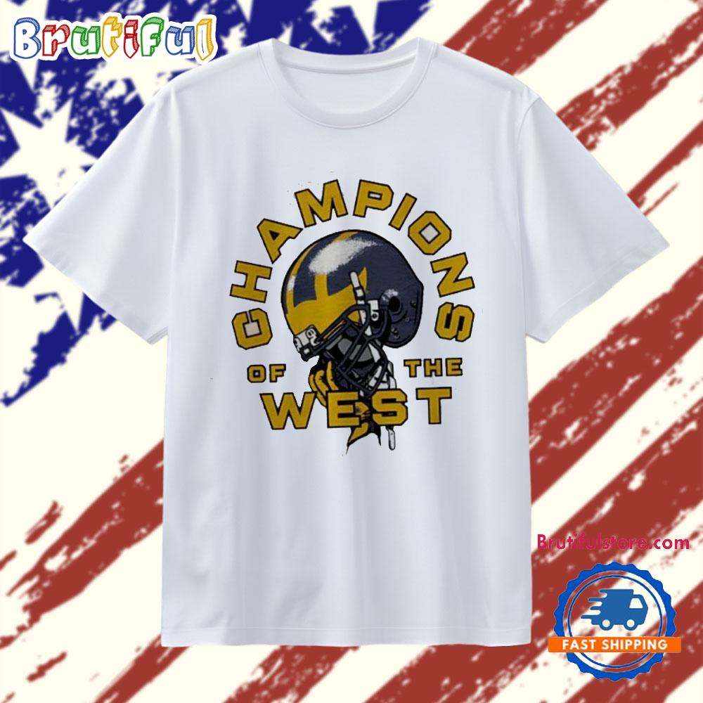Michigan Wolverines Champions Of The West T Shirt