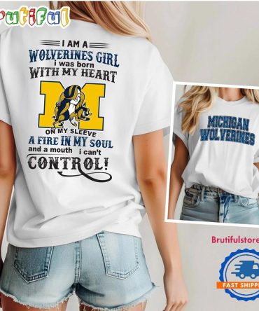 Michigan Wolverines Ncaa Girl Fan Unisex 3D Shirt