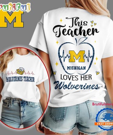 Michigan Wolverines Teacher Appreciation Month Vintage T Shirt