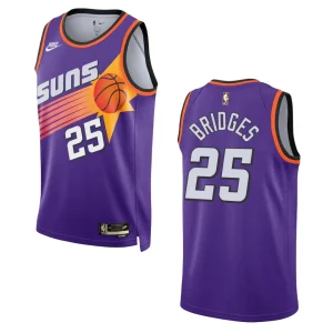 Phoenix Suns Mikal Bridges Purple Swingman 2022-23 Classic Edition Jersey - Alzaintravels