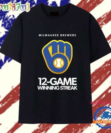 Milwaukee Brewers 12 Game Winning Streak T Shirt