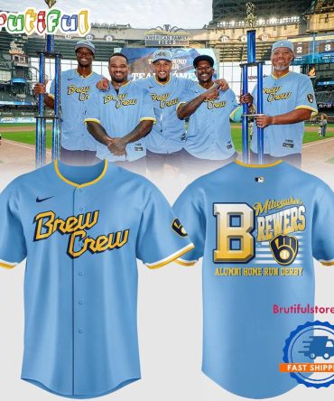 Milwaukee Brewers Alumni Home Run Derby Baseball Jersey