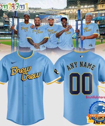 Milwaukee Brewers Alumni Home Run Derby Personalized Baseball Jersey