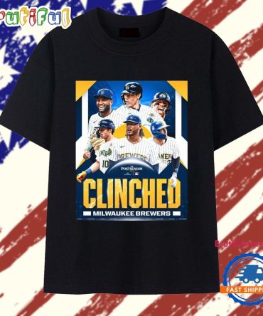 Milwaukee Brewers Clinched 2025 Mlb Postseason Poster T Shirt