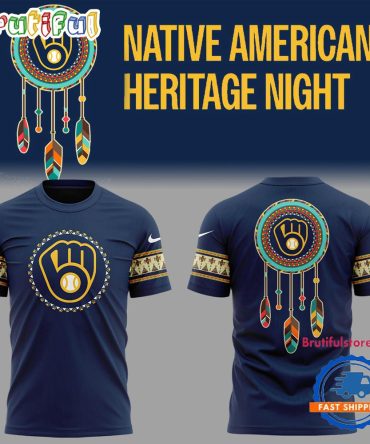 Milwaukee Brewers Native American Heritage Month 2025 T Shirt
