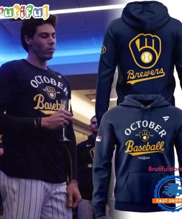 Milwaukee Brewers October Ready 2025 Mlb Postseason Hoodie