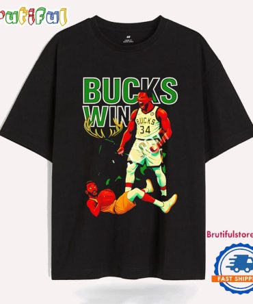 Milwaukee Bucks Win Giannis Antetokounmpo 2025 T Shirt
