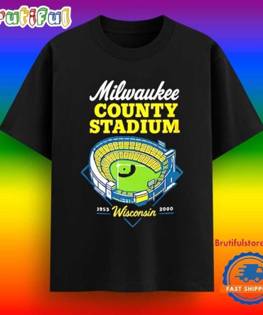 Milwaukee County Stadium Wisconsin T Shirt