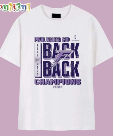 Minnesota Frost Pwhl Walter Cup Back To Back Champions 2024 2025 T Shirt