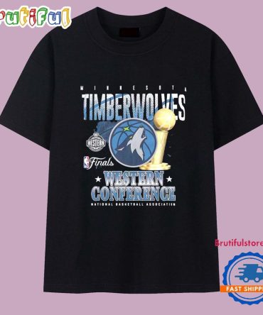 Minnesota Timberwolves 2025 Eastern Conference Finals Trophy T Shirt