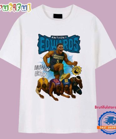 Minnesota Timberwolves Anthony Edwards #5 2025 Unisex T Shirt
