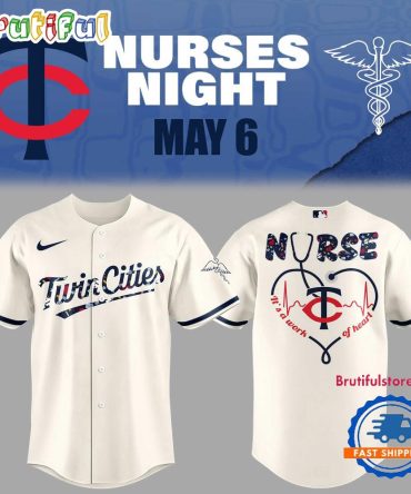 Minnesota Twins Baseball Nurses Night 2025 Limited New Jersey Shirt