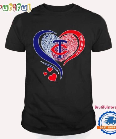 Minnesota Twins It’S In My Dna Heart T Shirt