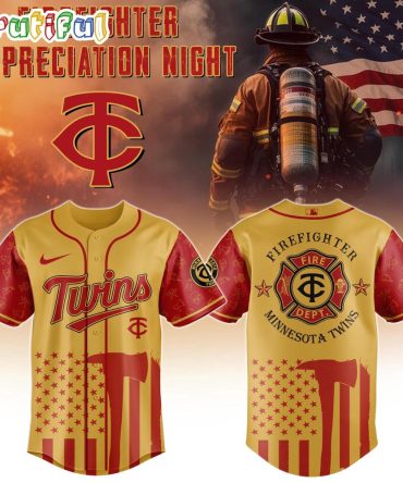 Minnesota Twins Mlb X Firefighter Appreciation Night Special Edition Jersey 2025