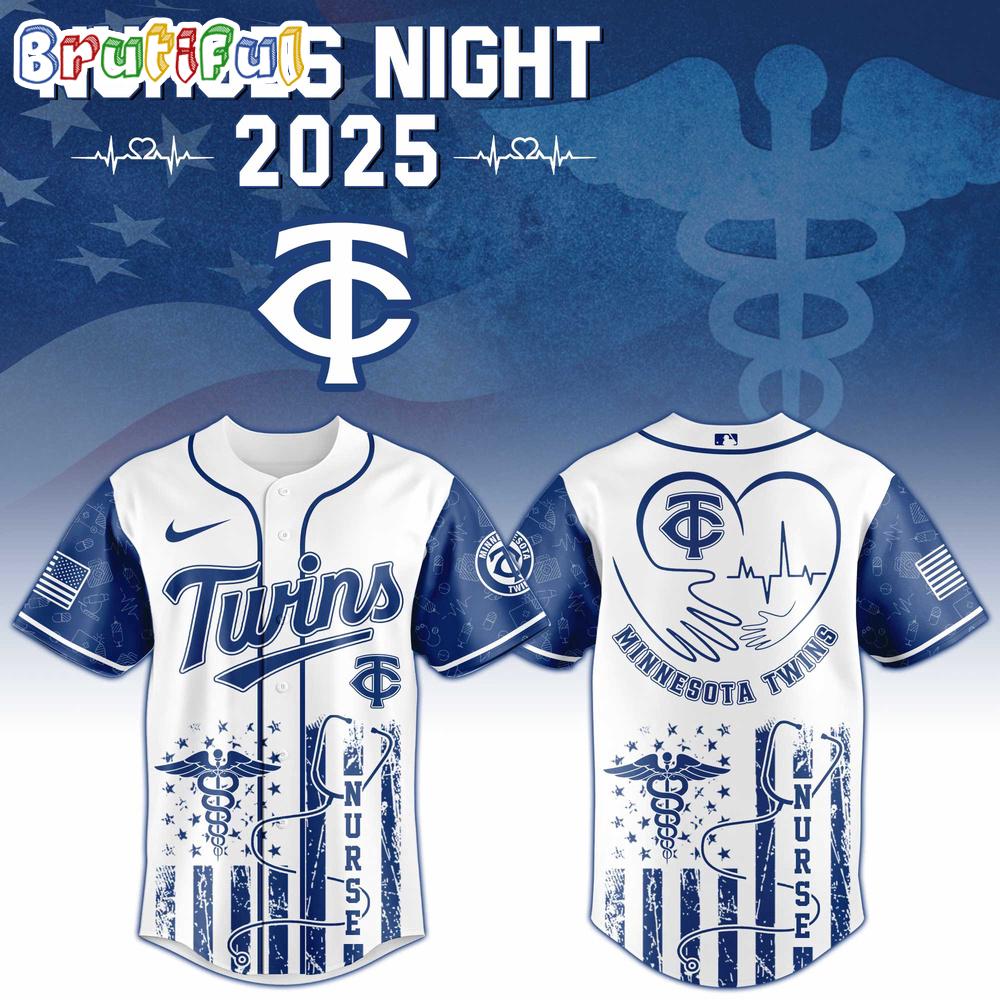 Minnesota Twins X Nurses Night Exclusive Design Jersey Shirt