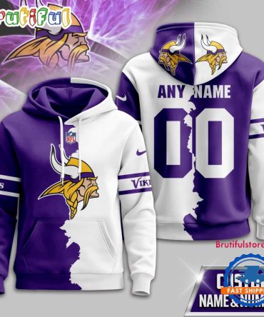 Minnesota Vikings 2025 Nfl Victory Split Limited Hoodie Shirt