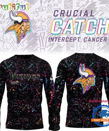 Minnesota Vikings 2026 Nfl Crucial Catch Special New Long Sleeve Shirt