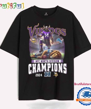 Minnesota Vikings Nfl North Division Champions 2024 T Shirt