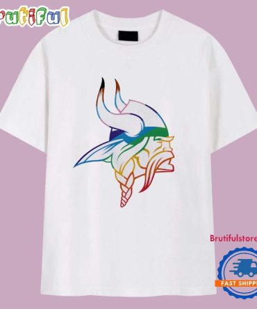Minnesota Vikings Pride Logo 2025 T Shirt