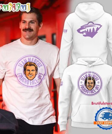 Minnesota Wild 2026 Team Marcus Foligno Face Off Hoodie