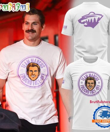 Minnesota Wild 2026 Team Marcus Foligno Face Off T Shirt