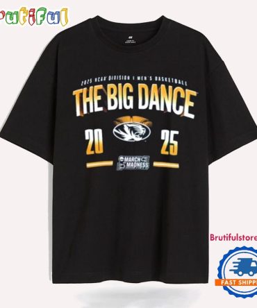 Missouri Tigers 2025 Ncaa Men’S D1 Basketball March Madness The Big Dance T Shirt
