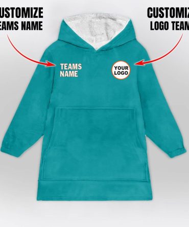 Miami Football Blanket Hoodie