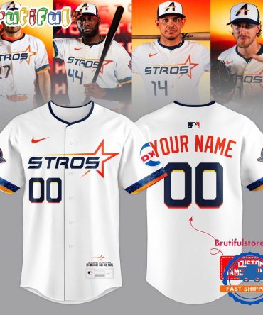 Mlb Houston Astros 2025 City Connect The Next Frontier White Jersey Shirt