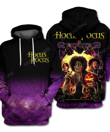 Dn Hoodie Hocus Pocus Hoodie Hocus Pocus Galaxy Purple Black Hoodie