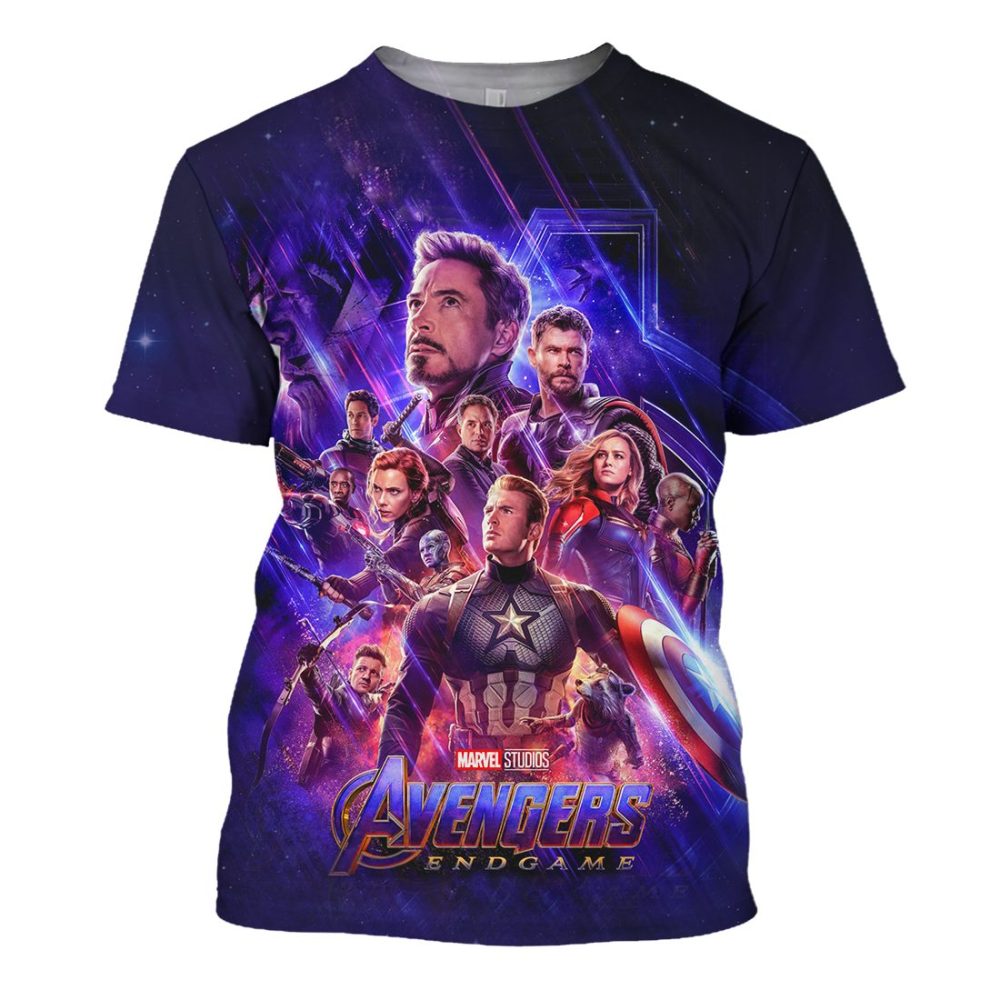Marvel Hoodie Marvel End Game T-Shirt Amazing Marvel Shirt - Image 3
