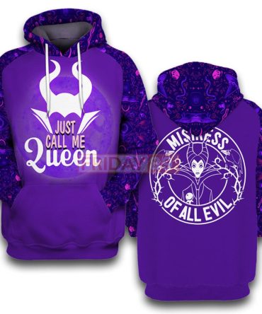 Maleficent T-Shirt Just Call Me Queen T-Shirt Awesome Disney Hoodie