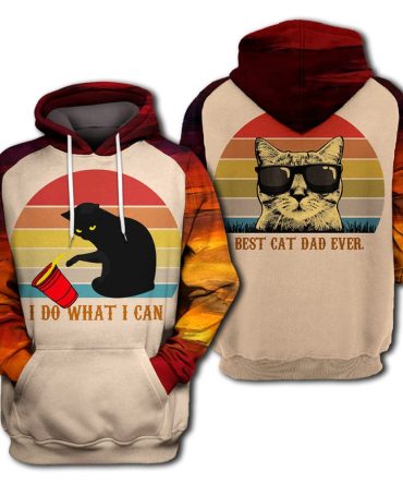 Cat T-Shirt I Do What I Want - Cat Dad T-Shirt Cat Hoodie