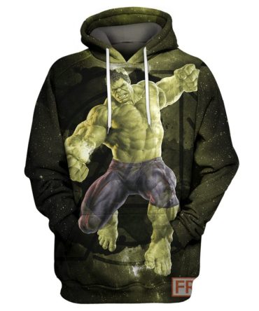 Marvel Hulk Hoodie The Incredible H Galaxy T-Shirt Amazing Marvel Hulk Shirt