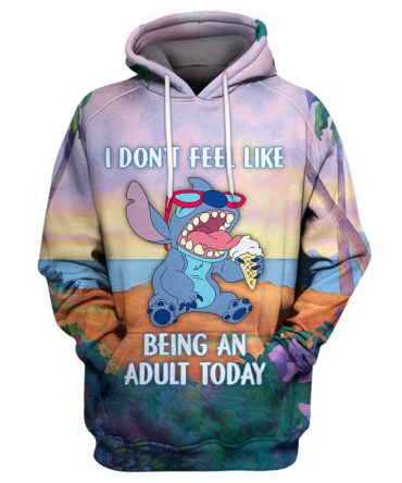 Stitch T-Shirt Don'T Feel Like Being An T-Shirt Dn Hoodie