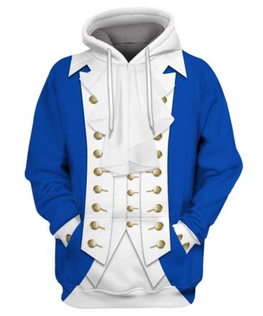 Men'S Historical Hoodie Custom Alexander Hamilton T-Shirt Hoodie