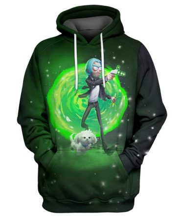 John Wick Hoodie John Wick Rick And Morty Crossover T-Shirt John Wick Shirt