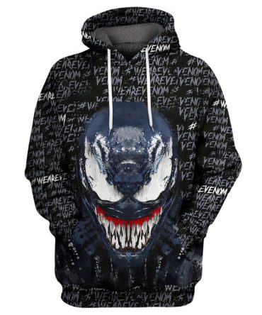 Mv Venom T-Shirt We Are Venom Black & Blue T-Shirt Mv Venom Hoodie