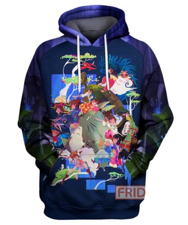 S.Ghibli Hoodie S.Ghibli All Characters Art T-Shirt Awesome S.Ghibli Shirt