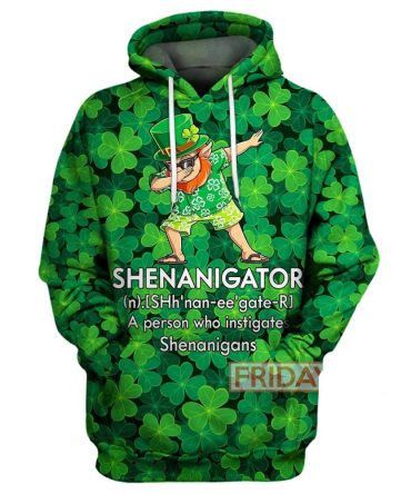 St Patrick'S Day Hoodie Shenanigator Definition St Patrick'S Day Lucky Charms Shamrock T-Shirt St. Patrick'S Day