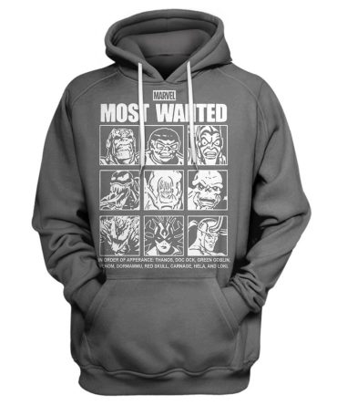 Mv Hoodie Marvel Most Wanted T-Shirt Mv Shirt