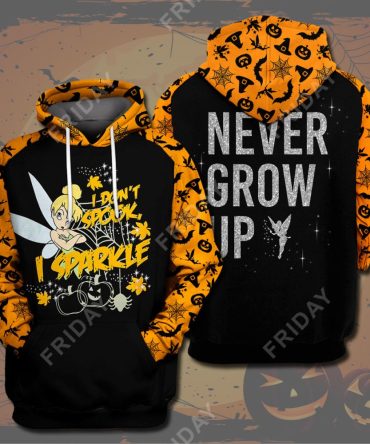 Disney T-Shirt Tinker.B I Don'T Spook I Sparkle  T-Shirt Amazing Tinkerbell Hoodie