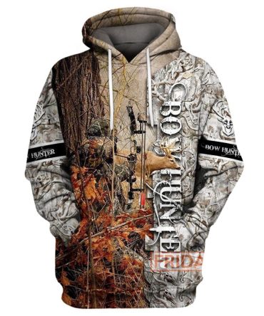 Hunting Hoodie Bow Hunter - Deer Hunting T-Shirt Hunting Shirt